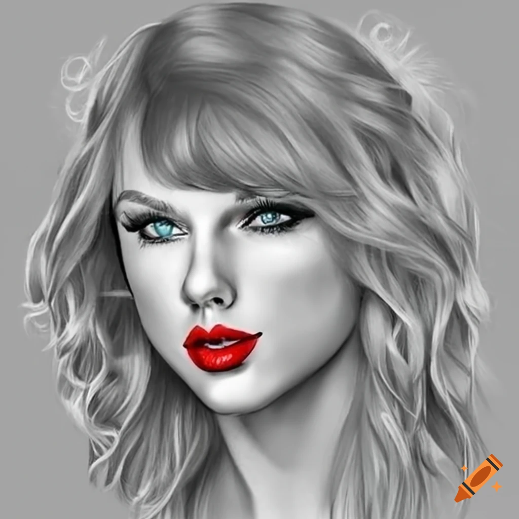 Drawing Taylor Swift, Realistic Portrait Sketch