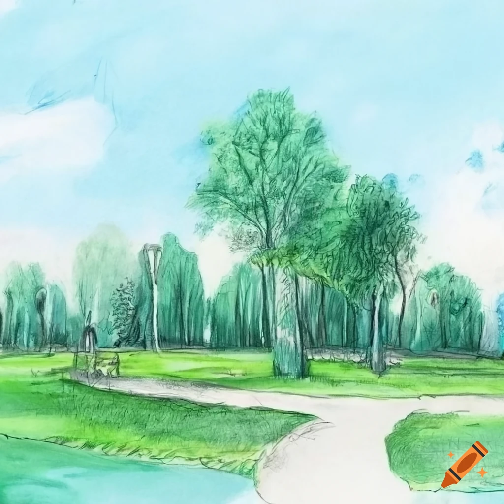 Park Drawing For Kids Images - Free Download on Freepik