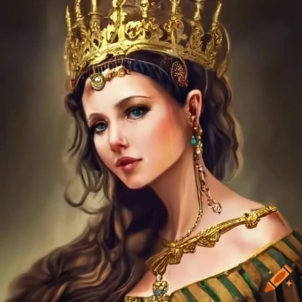 A beautiful queen from the bible