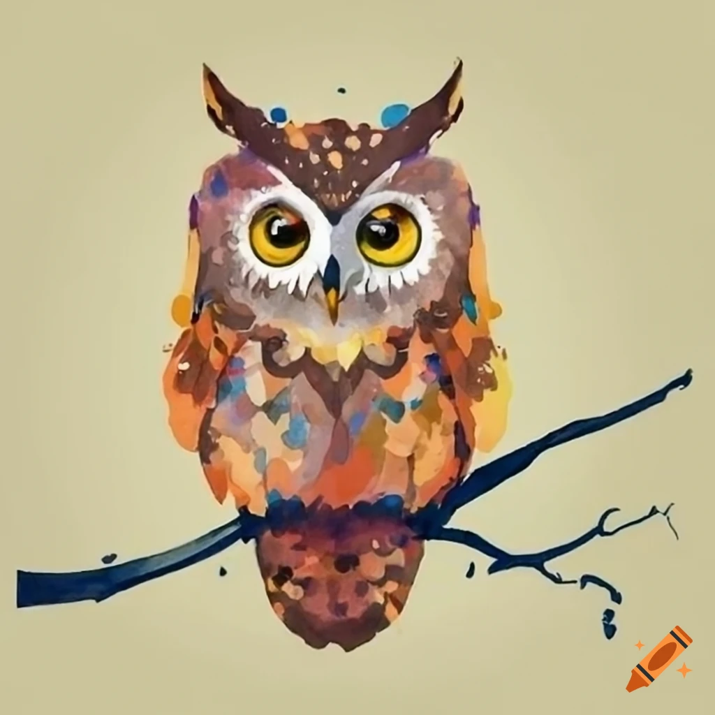 Owl on Craiyon