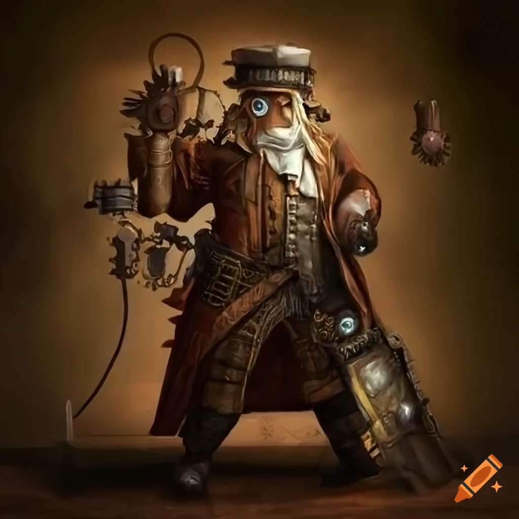 Fantasy engineer steampunk on Craiyon