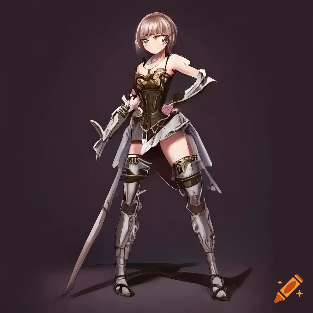 Anime female armor