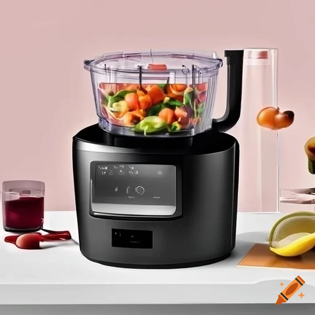 Form factor the smart food processor has a compact and sleek design