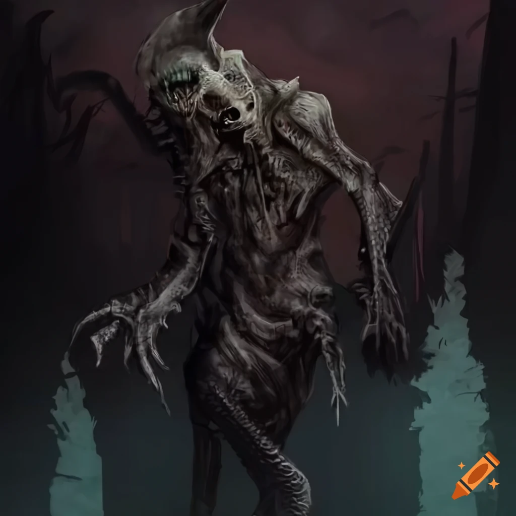 Name: morbax, the shadow stalker description: morbax is an otherworldly  entity that exists in the realm between dreams and reality. it takes the  form of a nightmarish creature, a grotesque fusion of