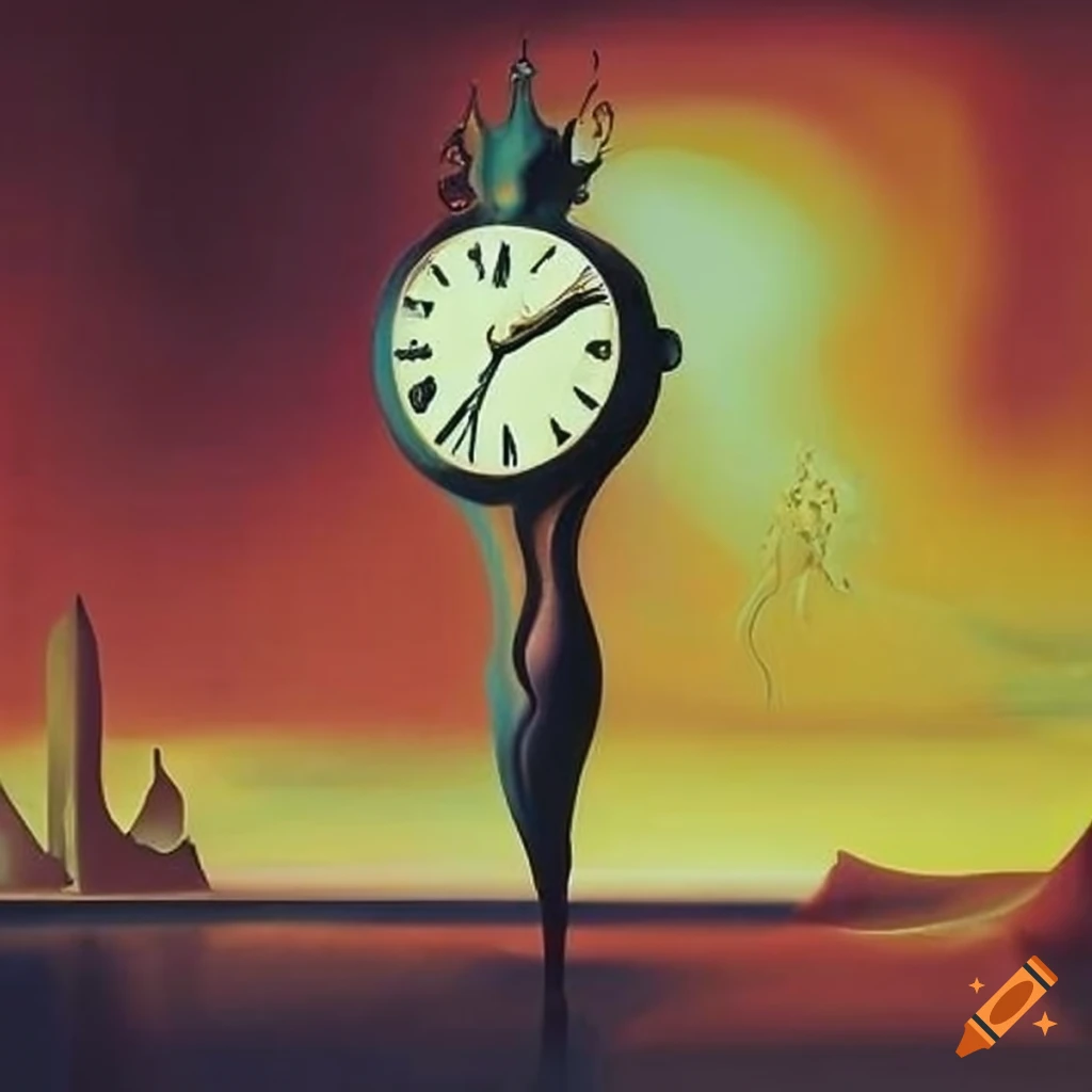 Dali Clock Painting
