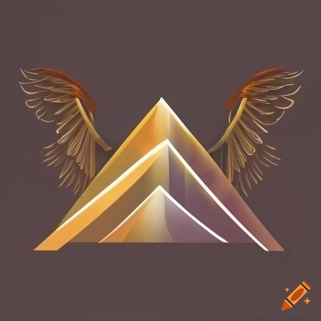 Pyramid Logo Stock Photos and Images - 123RF