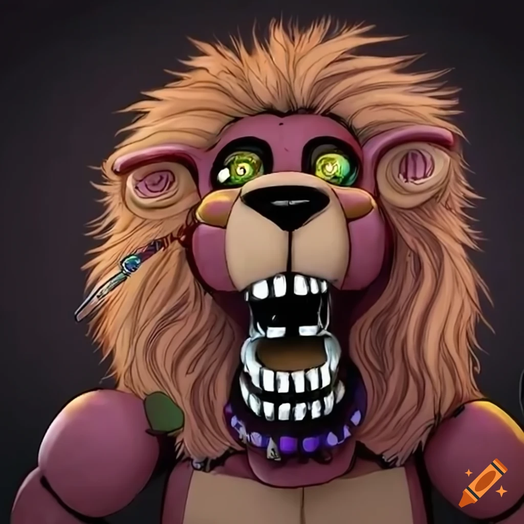 Fnaf lion animatronic
