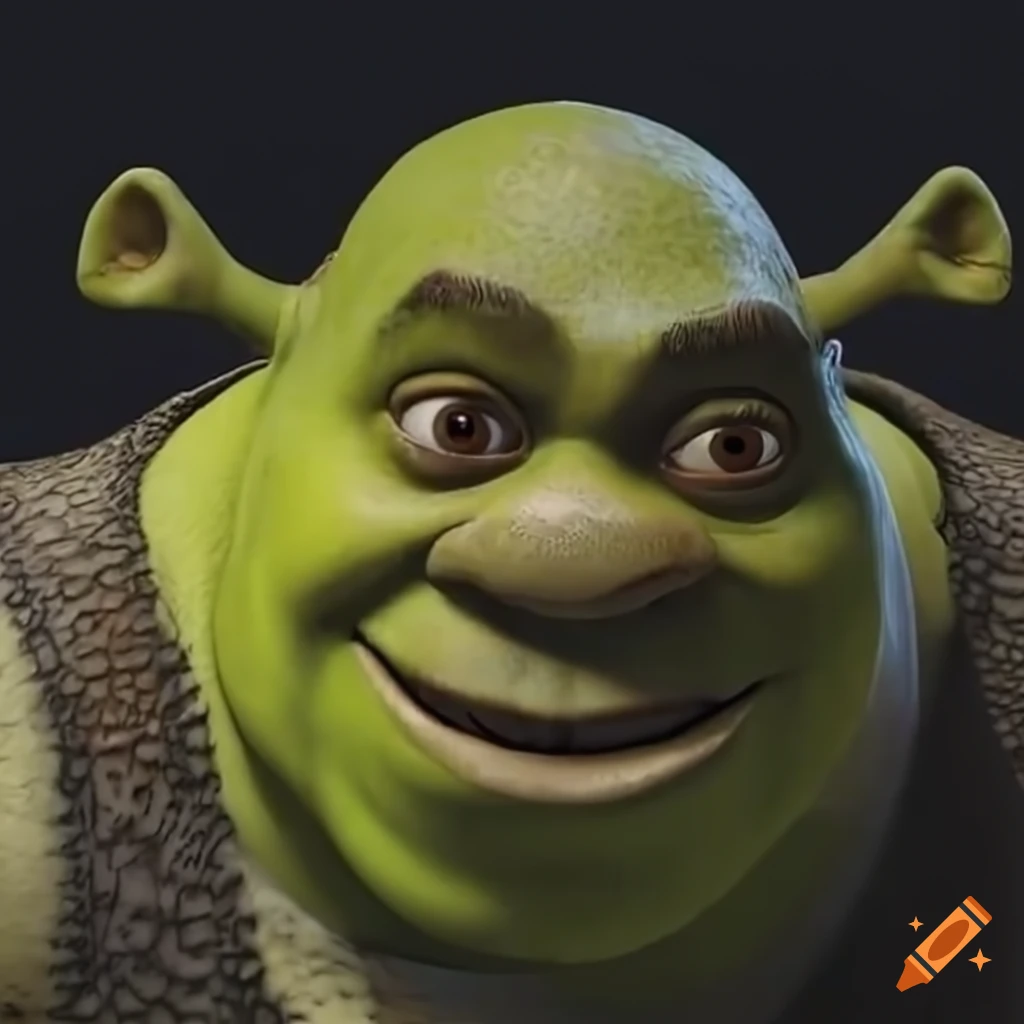 Shrek gordo on Craiyon