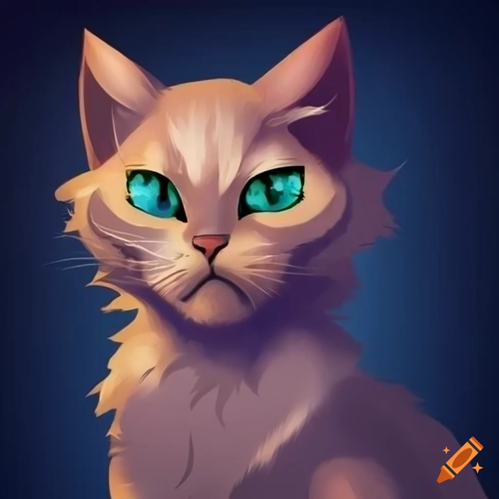Mistyreed as a warrior cat