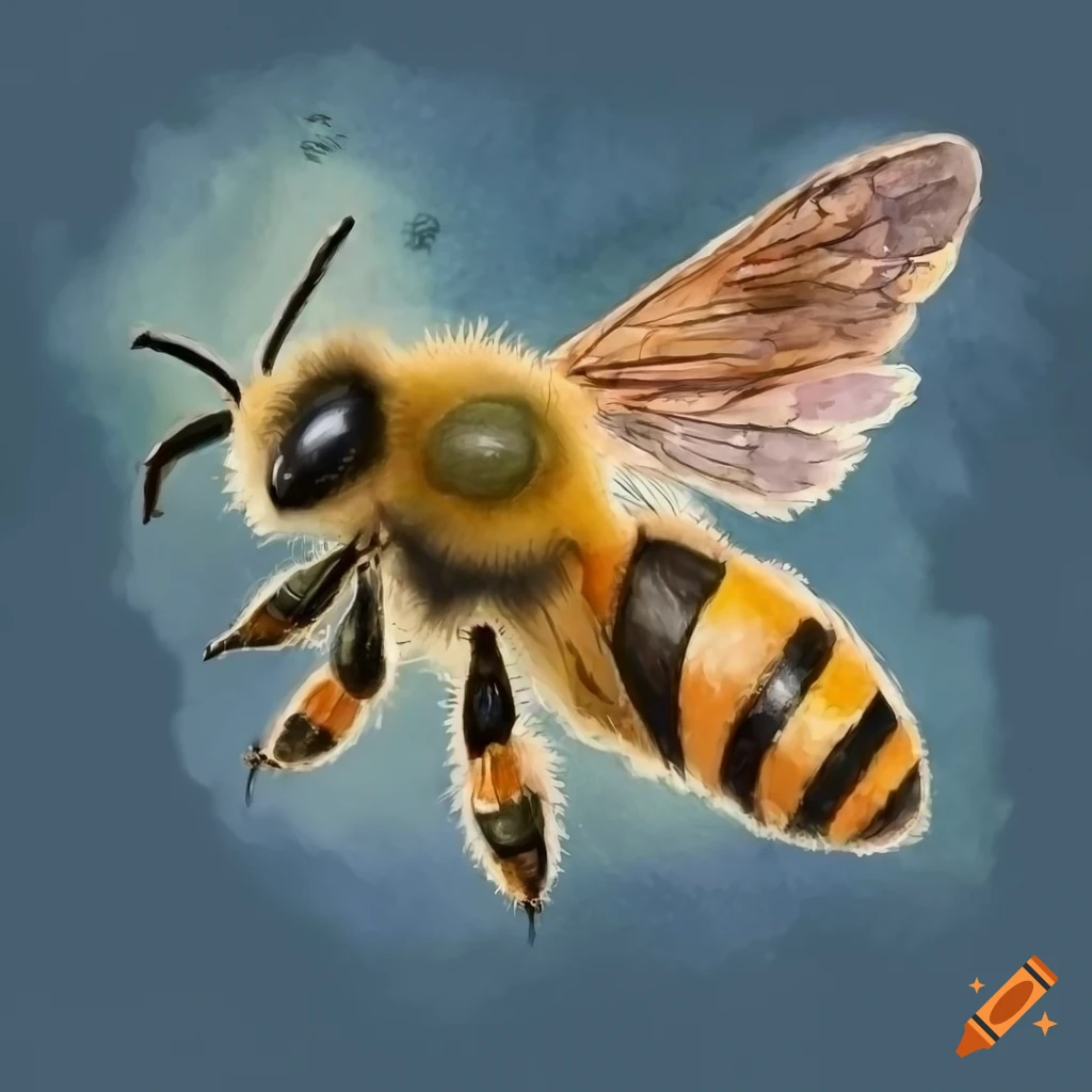 I love sketches. | Bee coloring pages, Bee drawing, Honey bee drawing-saigonsouth.com.vn