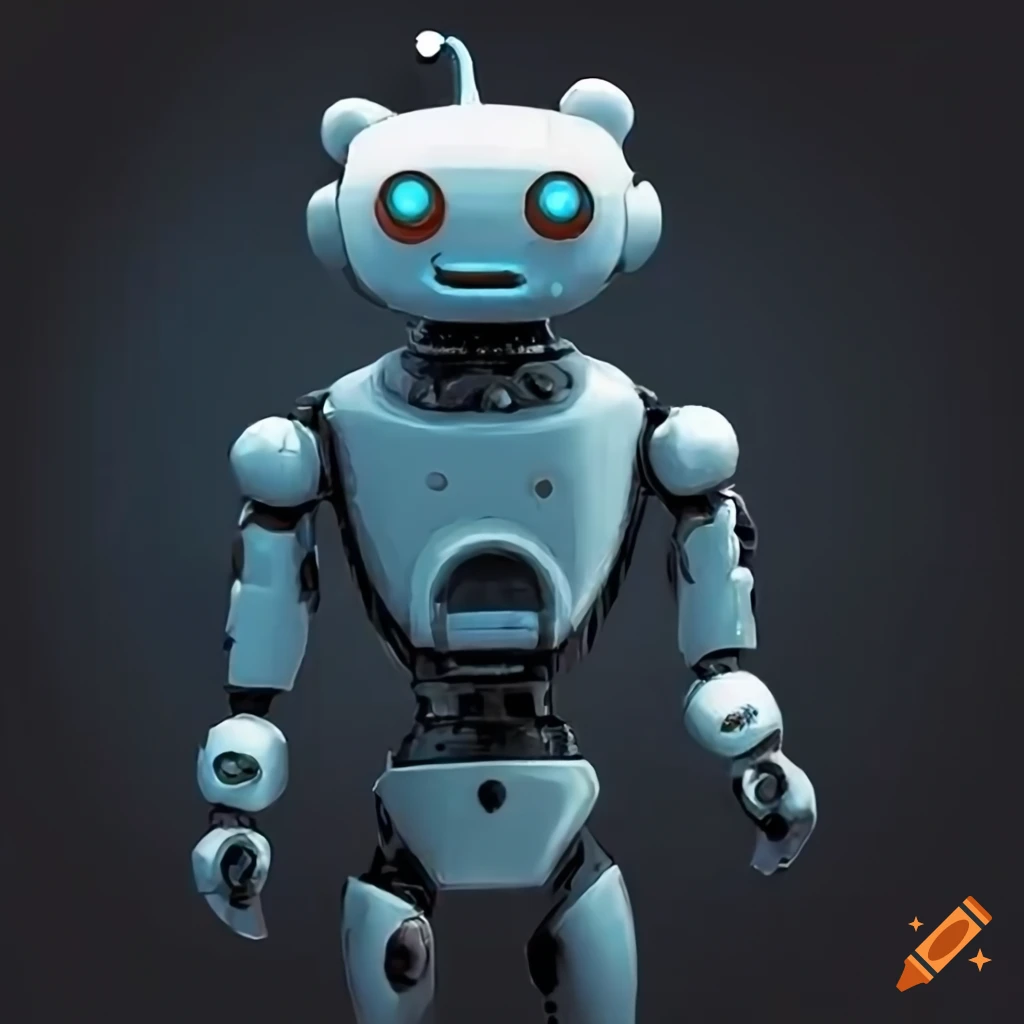 Reddit robot on Craiyon