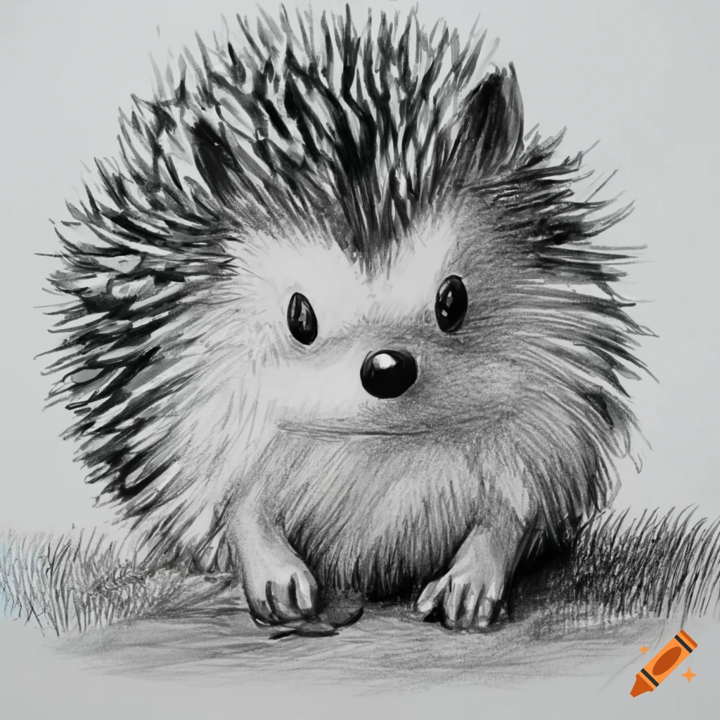 A hedgehog with grey fur, light pink colored eyes, blue clothing, blue ...