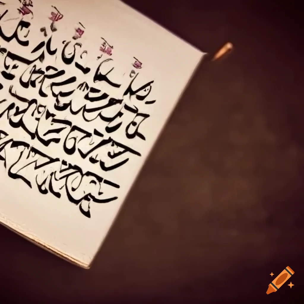 arabic writing love