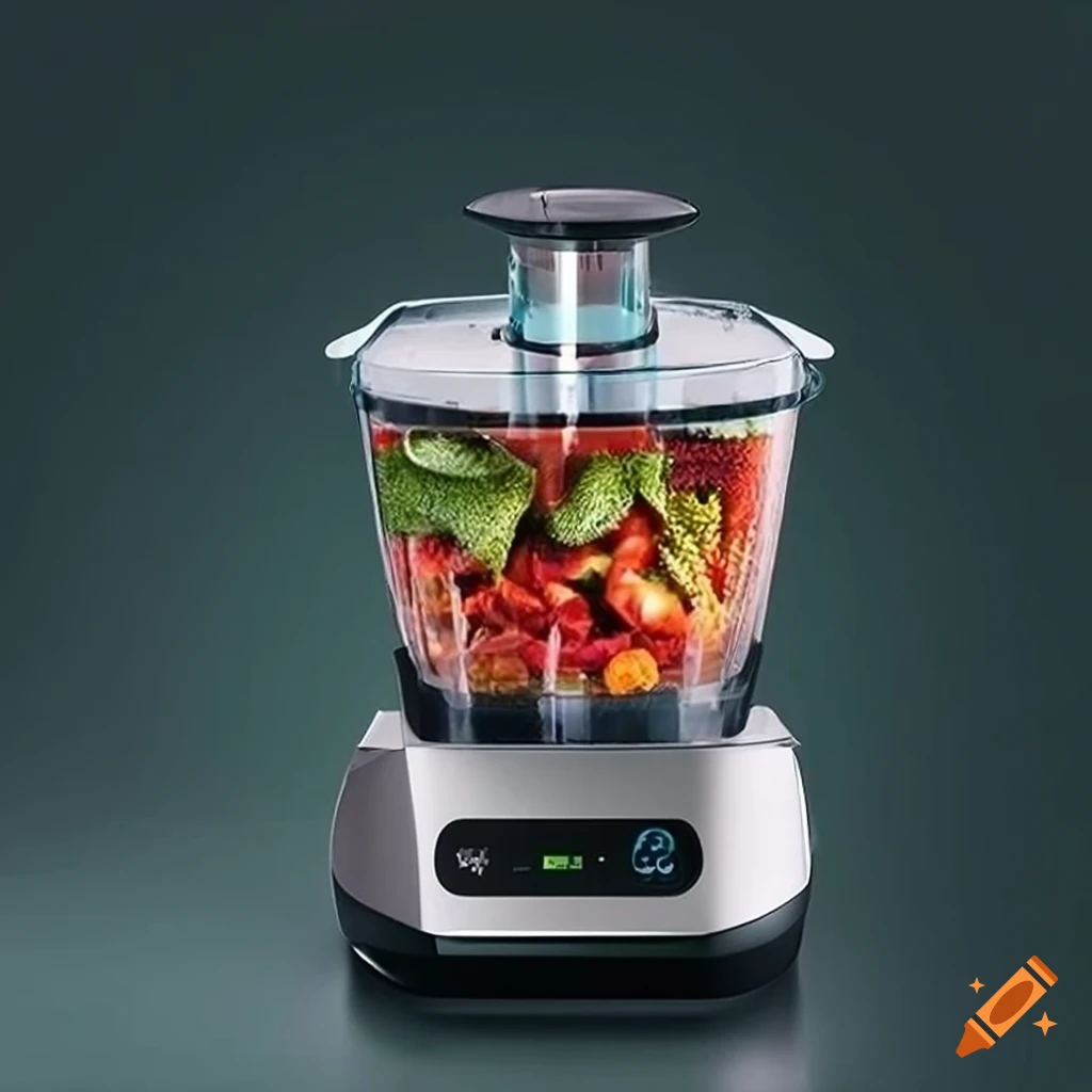 Form factor the smart food processor has a compact and sleek design