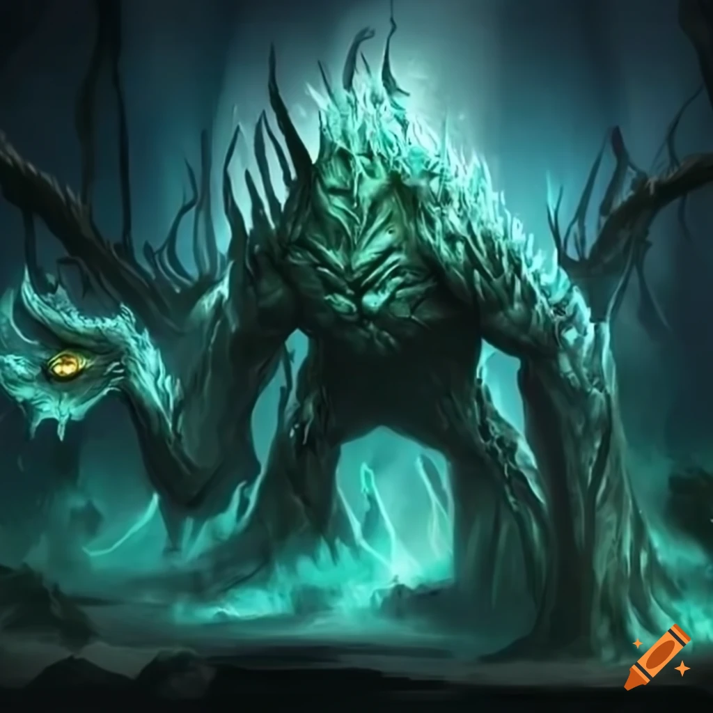 Elemental nature monster fantasy