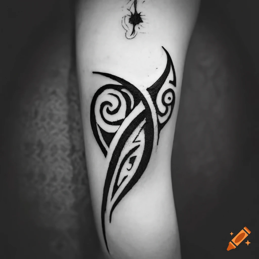Tribal tattoos. Art tribal tattoo. Vector sketch of a tattoo. Stock Vector  by ©Hatigraphic 343360604