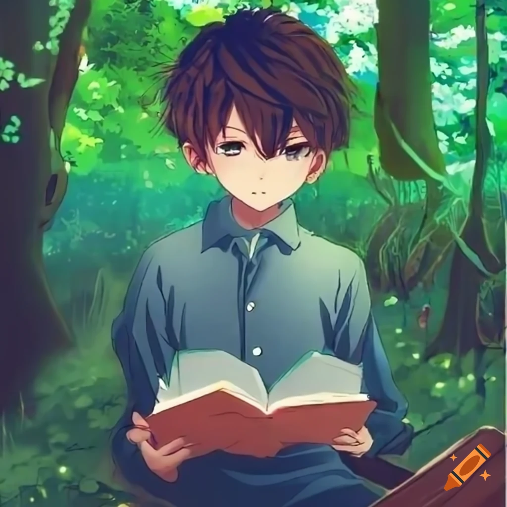 Girl reader in the library animation | Anime books aesthetic, Anime book,  Girl reading book