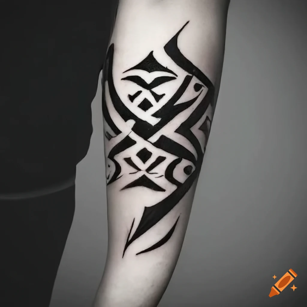Black Tribal Tattoo Design Set Bundle Graphic by Arsa Adjie · Creative  Fabrica