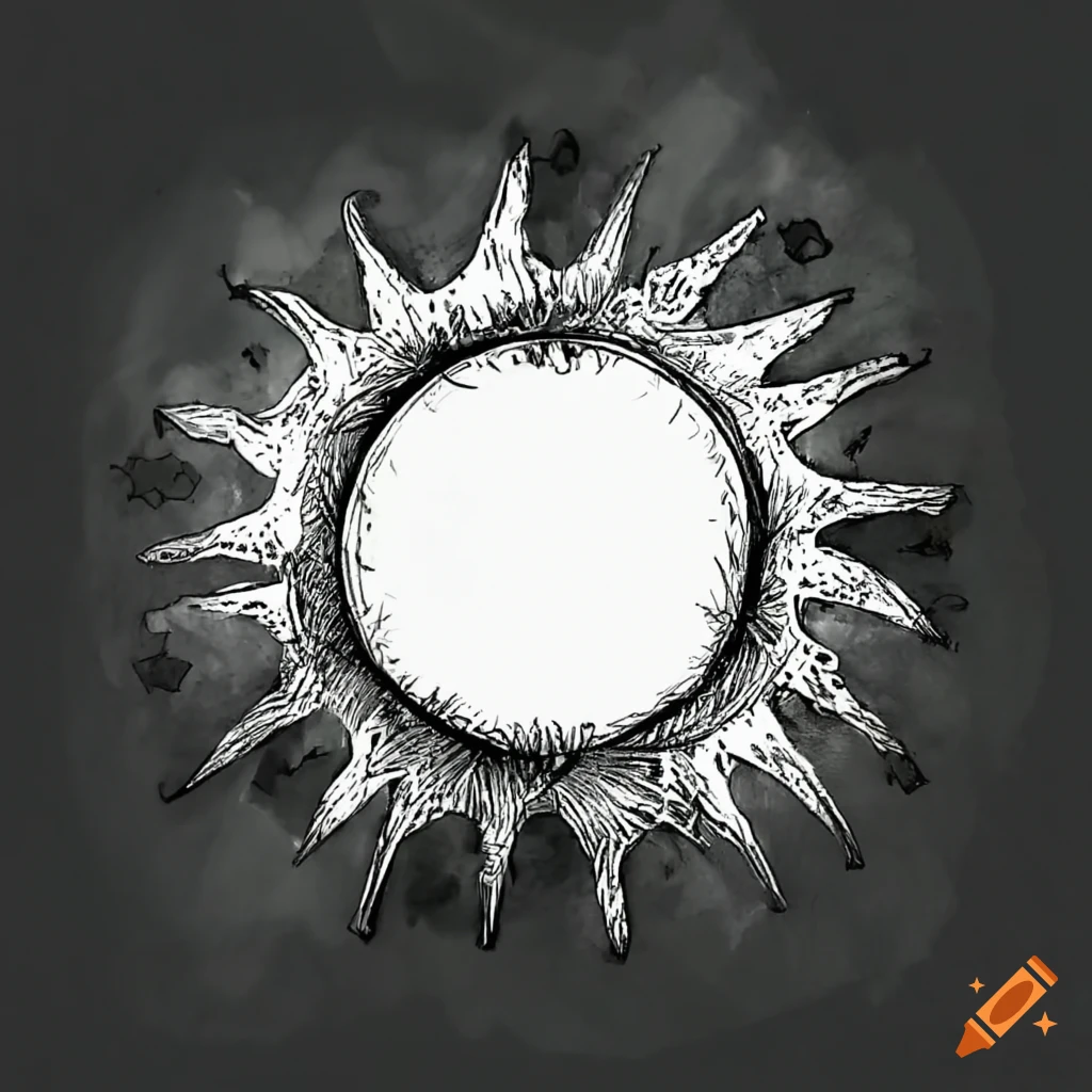 Premium AI Image | Watercolor of Solar Eclipse Earth Hour Frame Shaped Like  a Solar Eclipse W Clipart Tshirt Design