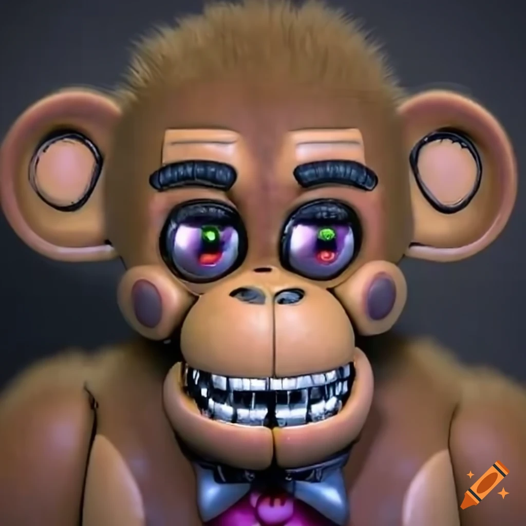 A monkey inspired fnaf animatronic