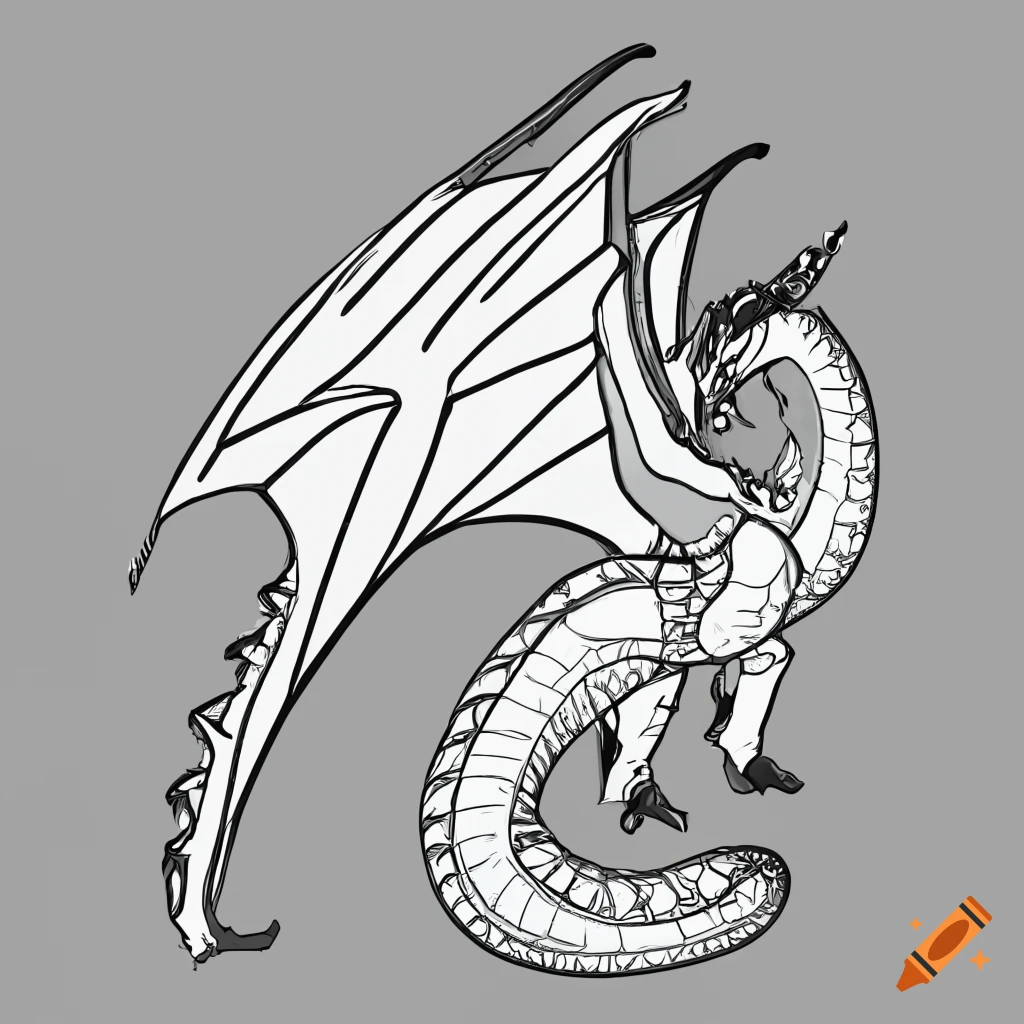 white fire dragon