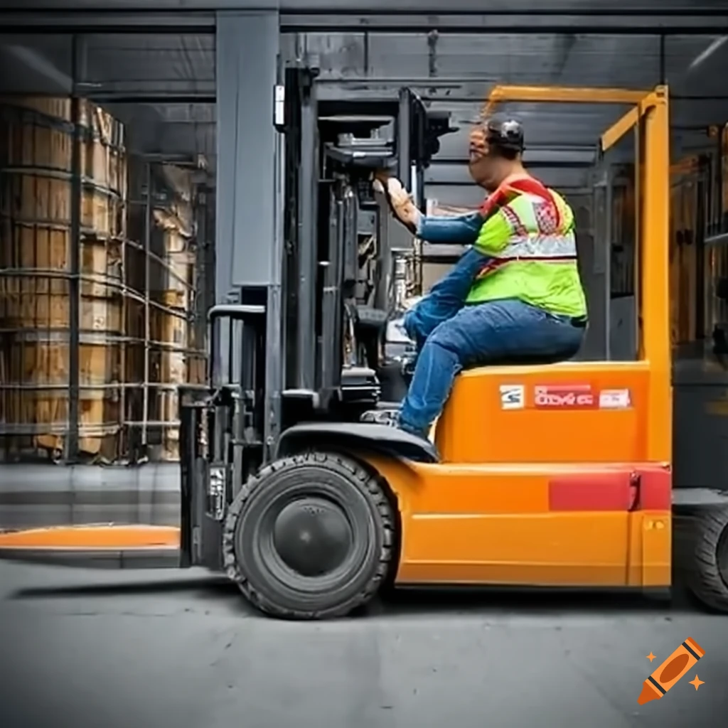 Learning to drive a forklift Craiyon