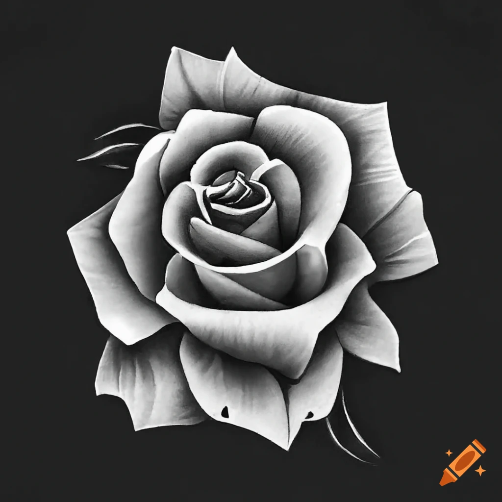 rose tattoo designs full color drawings stencil | Design images - ClipArt  Best - ClipArt Best