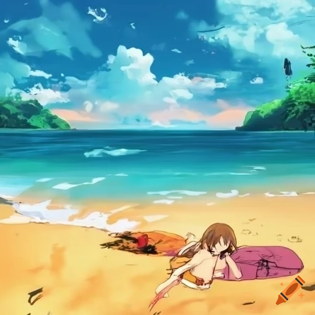 Anime Sky - 90, background, Anime Summer Landscape, HD wallpaper | Peakpx
