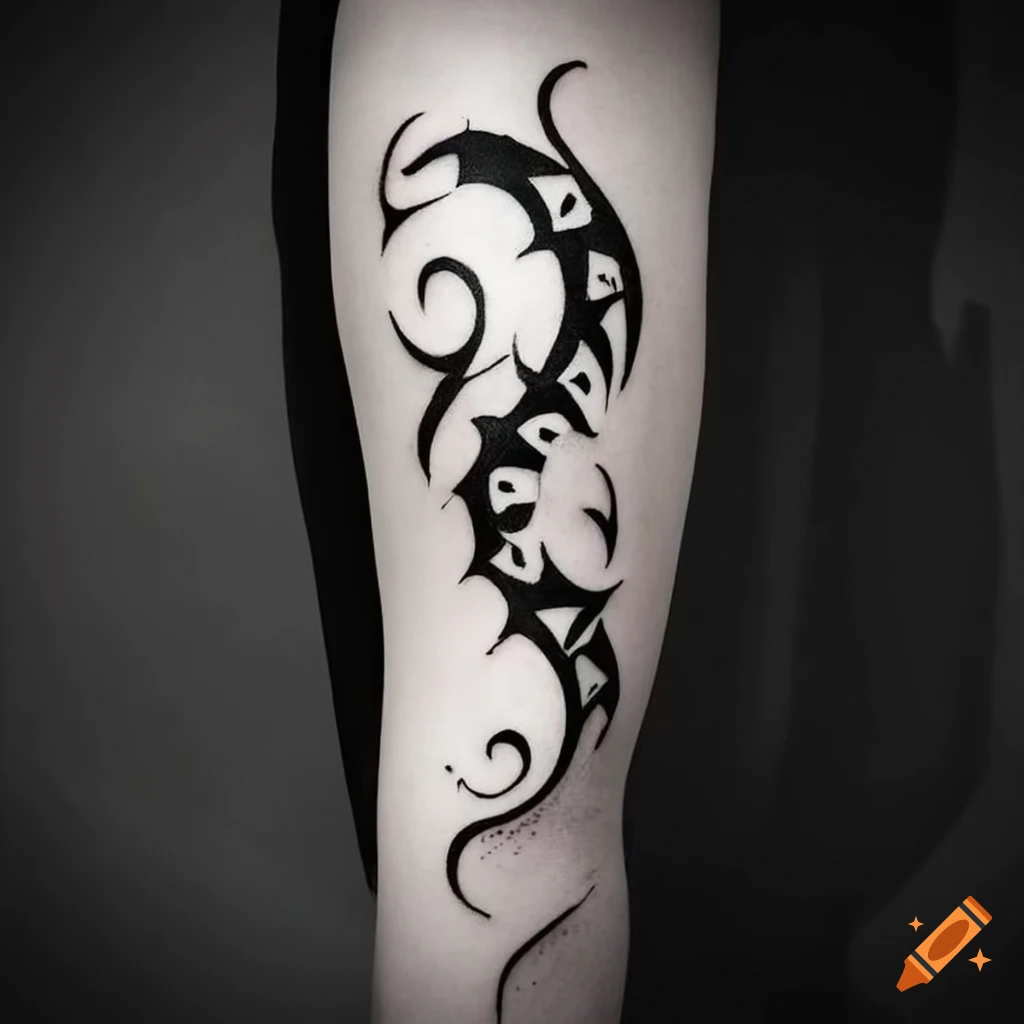 20 Awesome Tattoo Designs with Creates Black Ink That Flow With The Body's  Curvature ! | Tatoo