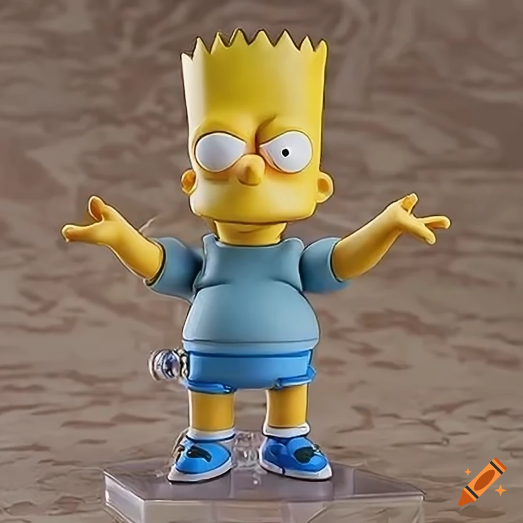 Bart Simpson Nendoroid on Craiyon