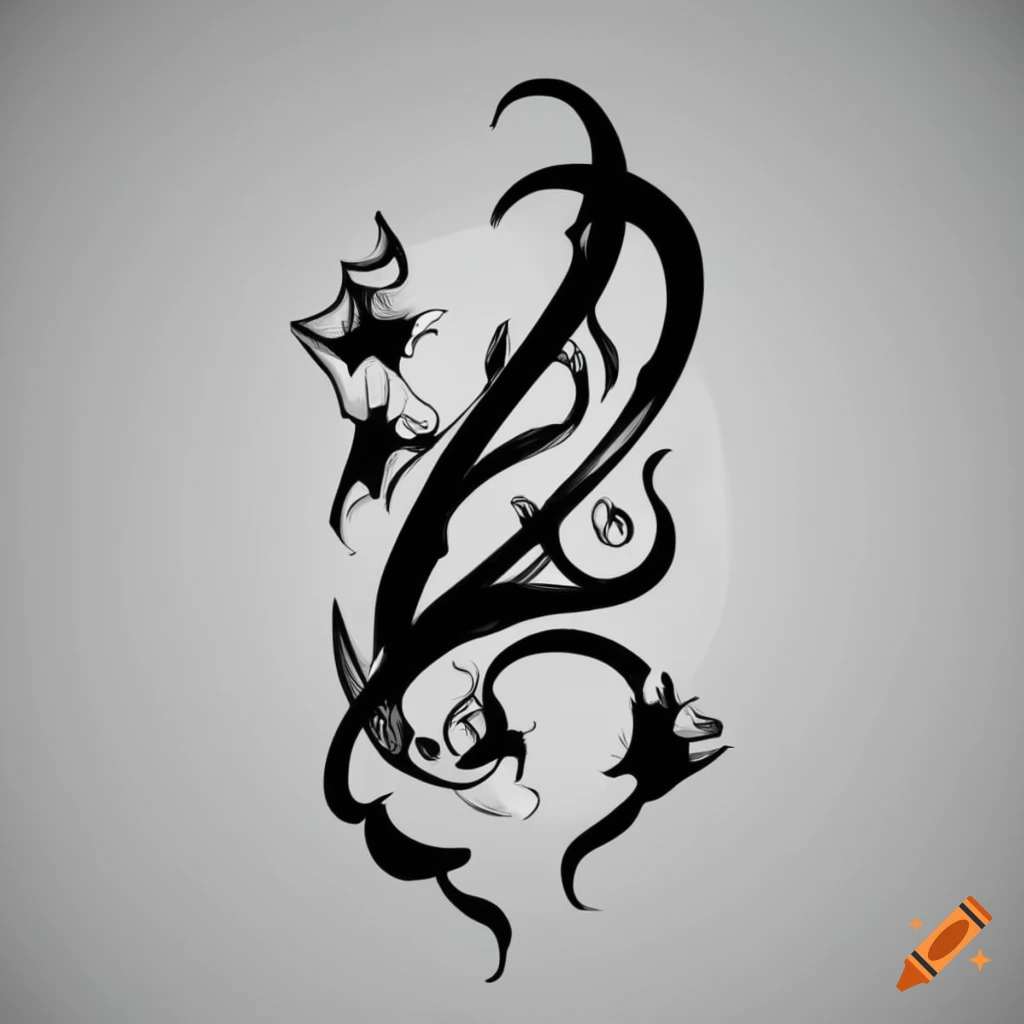 Letter S S Tattoo Icon Logo Stock Vector (Royalty Free) 1391245052 |  Shutterstock