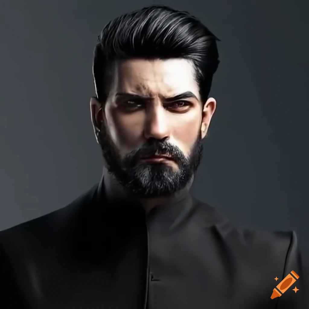 A Man Aged Around 30 White Skin Color With Dark Black Hair Wearing a-man-aged-around-30-white-skin-color-with-dark-black-hair-wearing