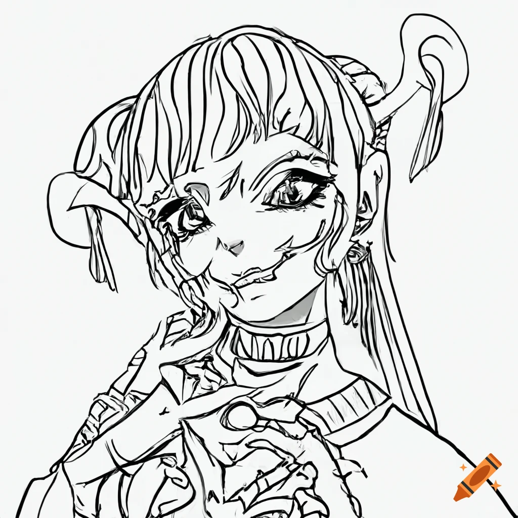 base demon Slayer girl  Drawing base, Anime base, Easy drawings for kids