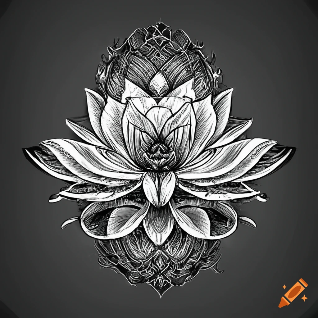 Lotus & Dragonfly - ArtWear Tattoo