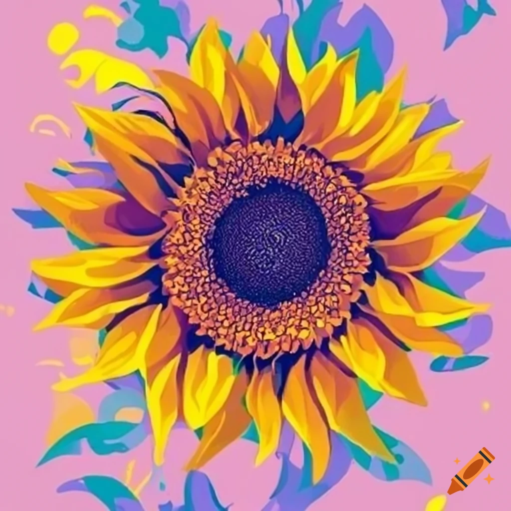 Sunflower Clip Art On Craiyon