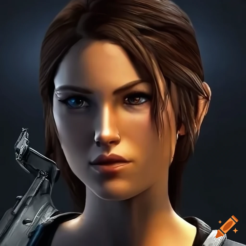 Lara croft on Craiyon