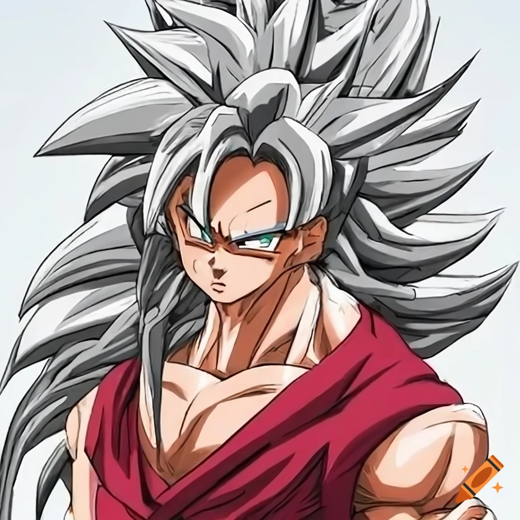 Goku grey hair