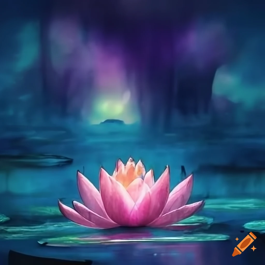 lotus flower emerging