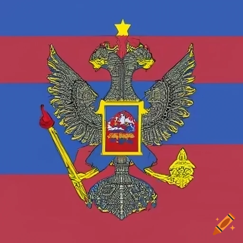 Future russian flag on Craiyon