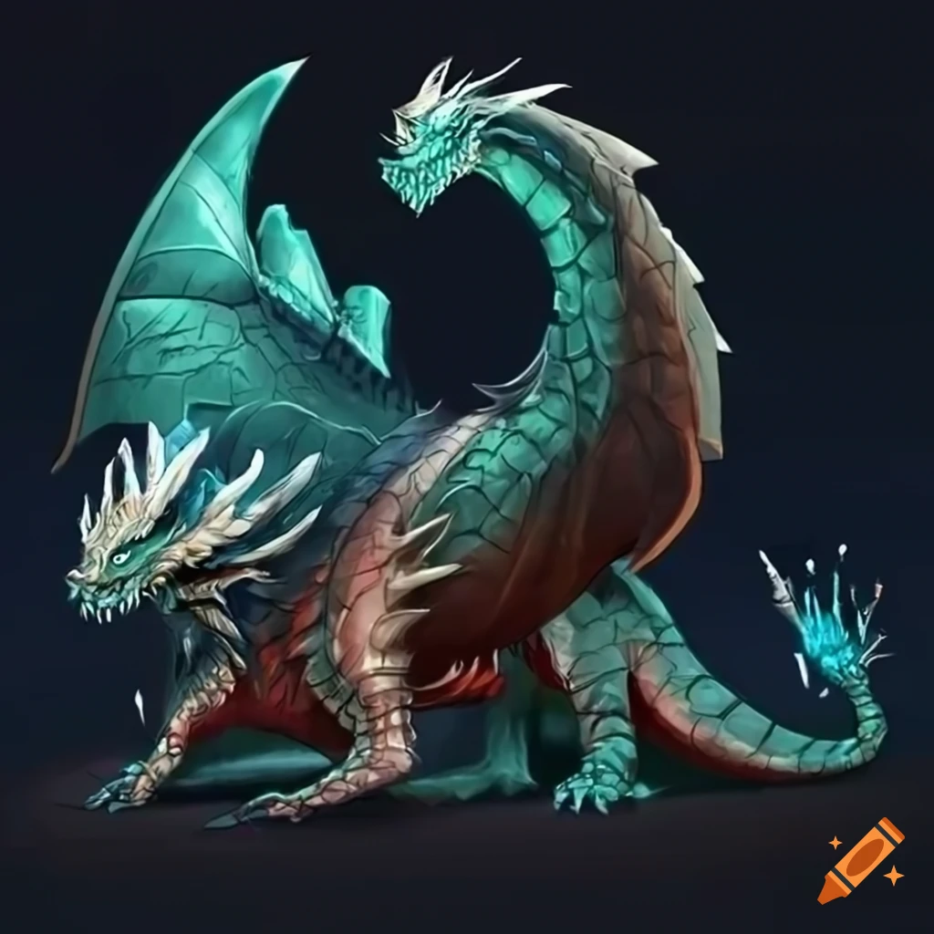 Full body dragon concept design