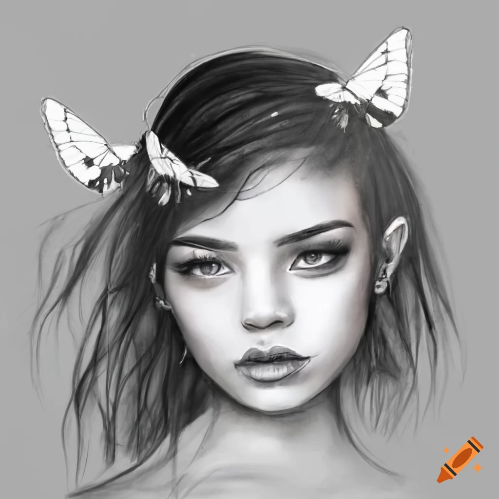 7,870 Butterfly Portrait Drawing Royalty-Free Images, Stock Photos &  Pictures | Shutterstock