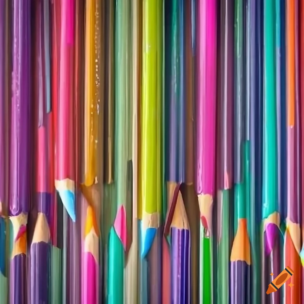 Hundreds of crayola brand crayons, colorful paper background, 4k
