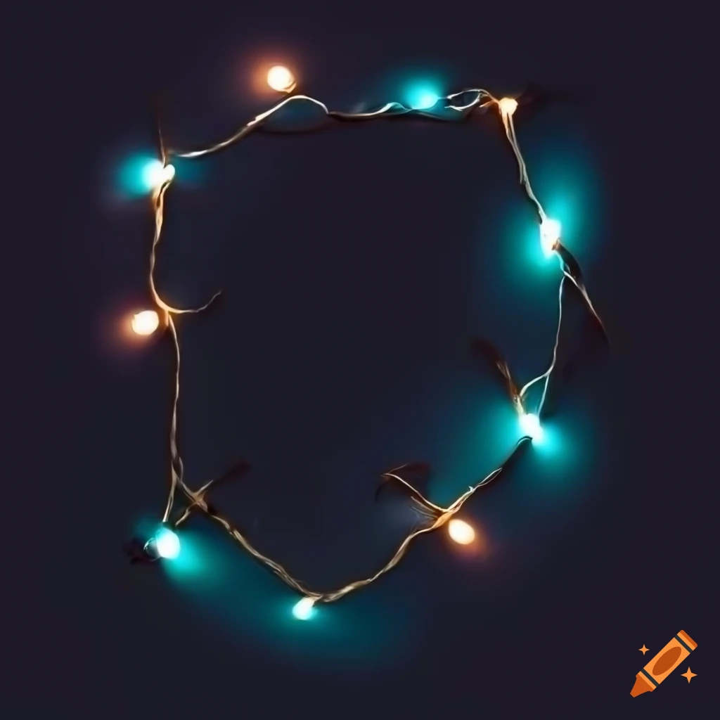 string party lights background