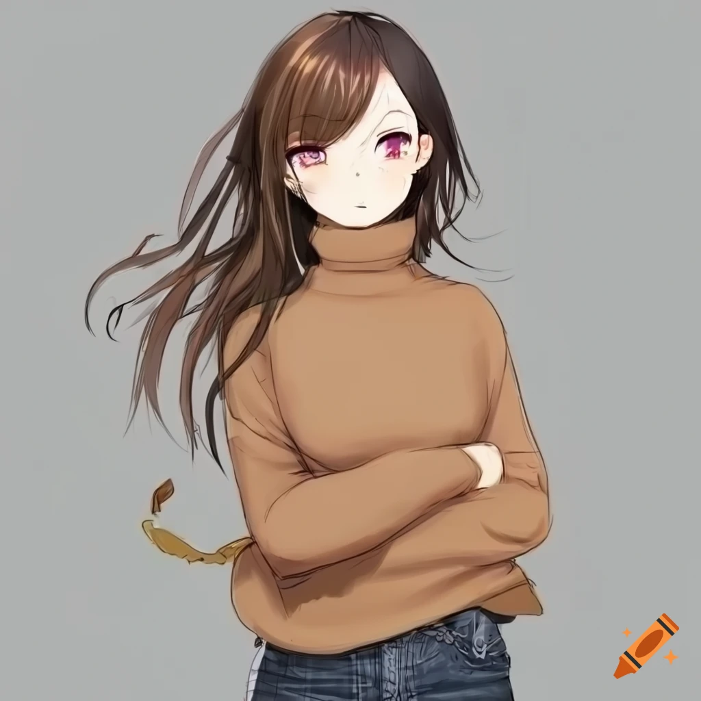 Knit Turtleneck Sweater Dress – Super Anime Store