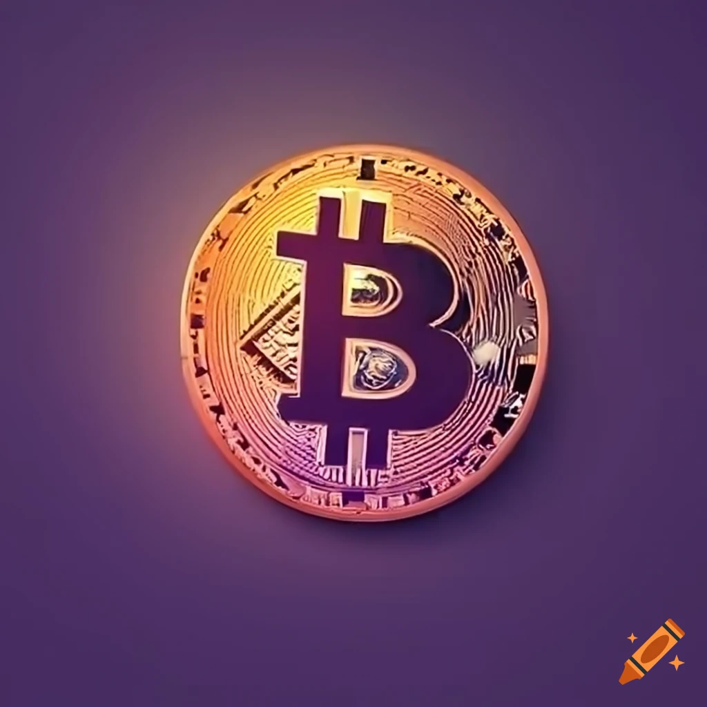 Bitcoin animated logo on Craiyon