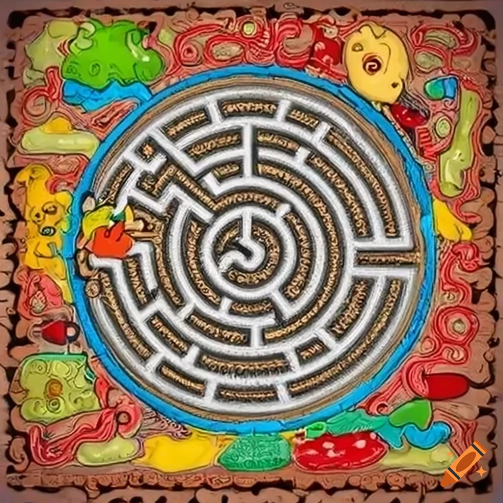A puzzle game for children, go through the maze. children are
