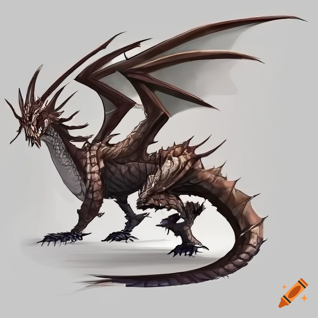 Full body dragon concept design