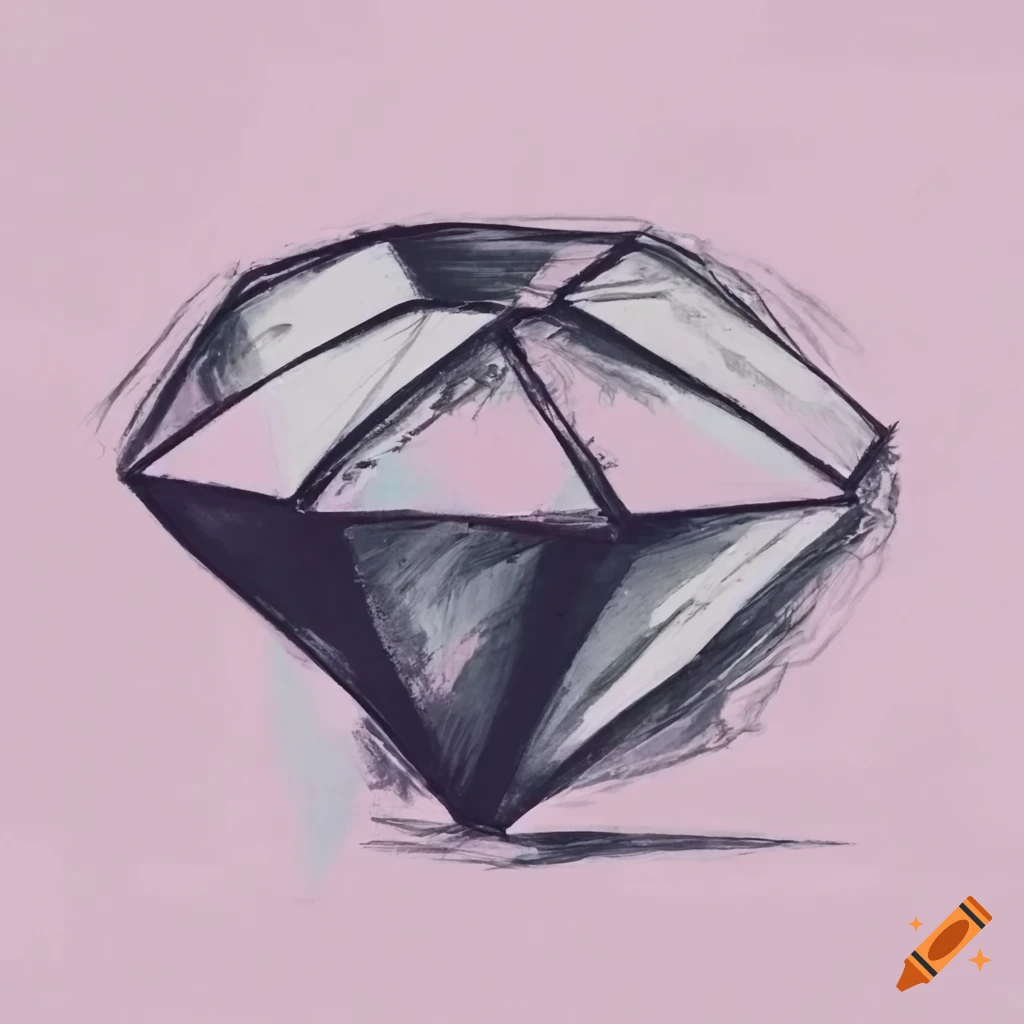 My drawing of a gem : r/BeAmazed