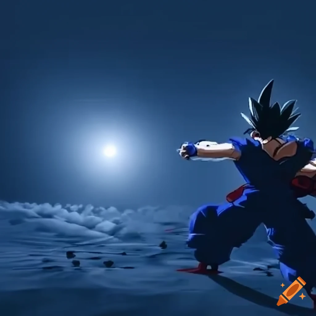 goku charging energy