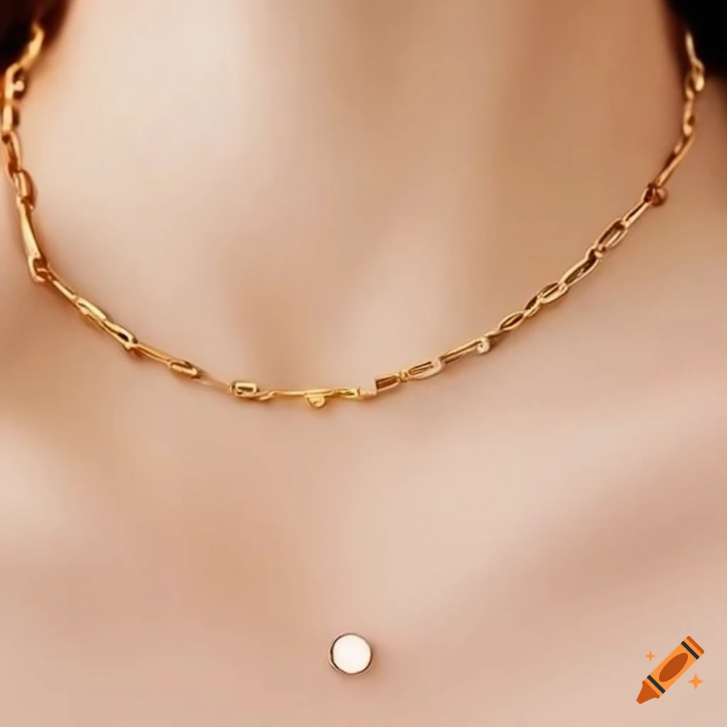 Light Weight Simple Gold Necklace Designs 2024 | favors.com